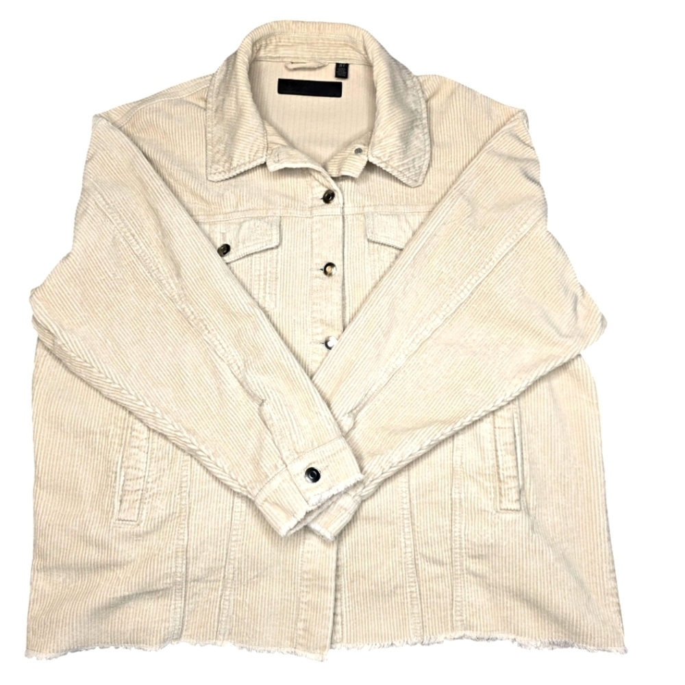ONLBITTEN Longline Shacket 100% Cotton Corduroy - Picture 2 of 10